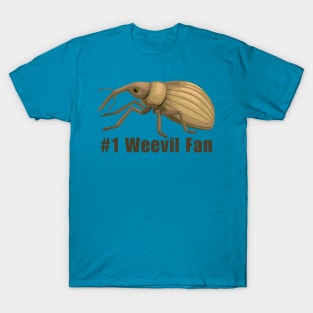 #1 Weevil Fan - Bug Lover T-Shirt